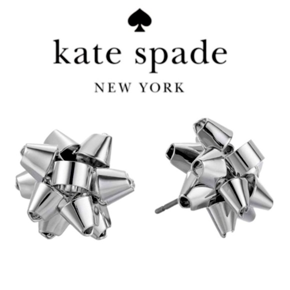 kate spade Jewelry - Kate Spade New York ♠️ 
silver bougie bow earrings